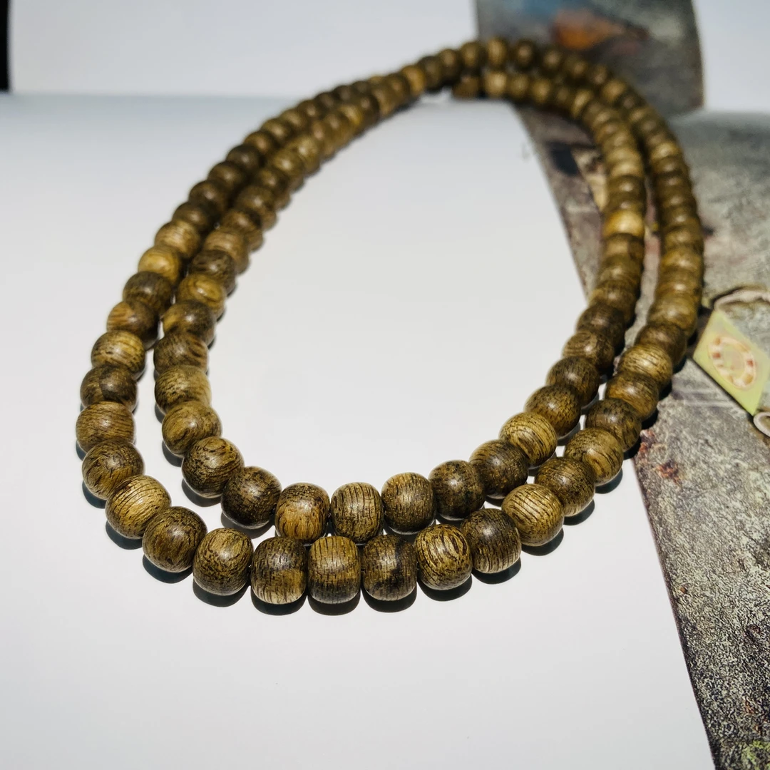 沉香【新人福利】老料软丝苹果珠沉香手串LWL06L24Q08-0.6*108颗