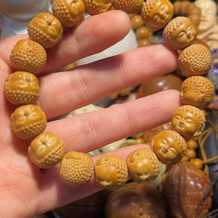 橄榄核手串/手链猴头1.45宝宝佛
