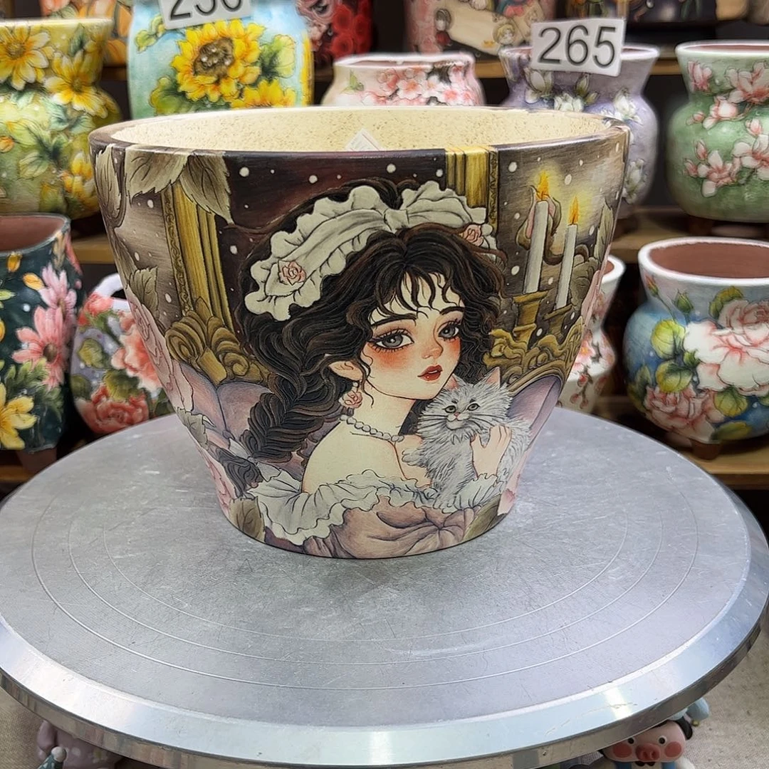 茉***茉景德镇炫彩手绘口18