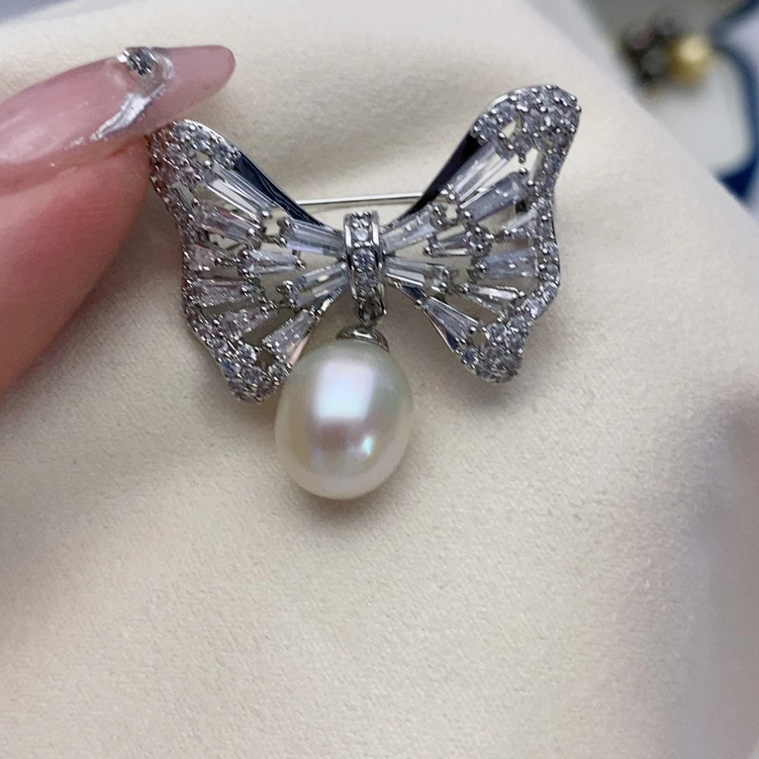 【闪购商品】淡水珍珠胸针未镶嵌6