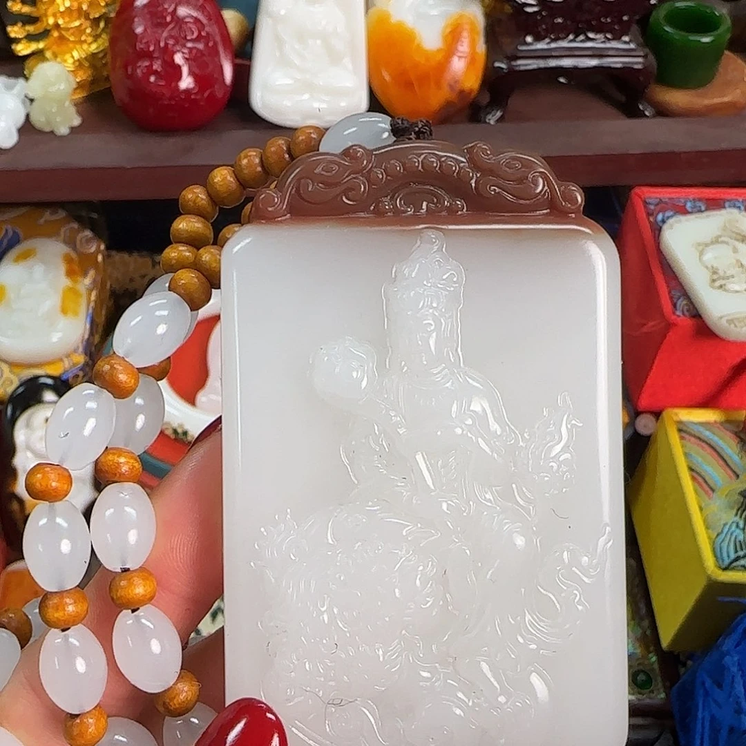 和田玉未镶嵌挂件