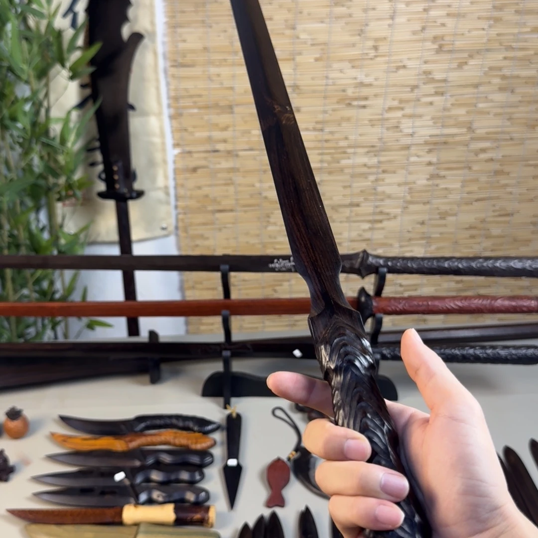 东非黑黄檀（紫光檀）单手剑19号