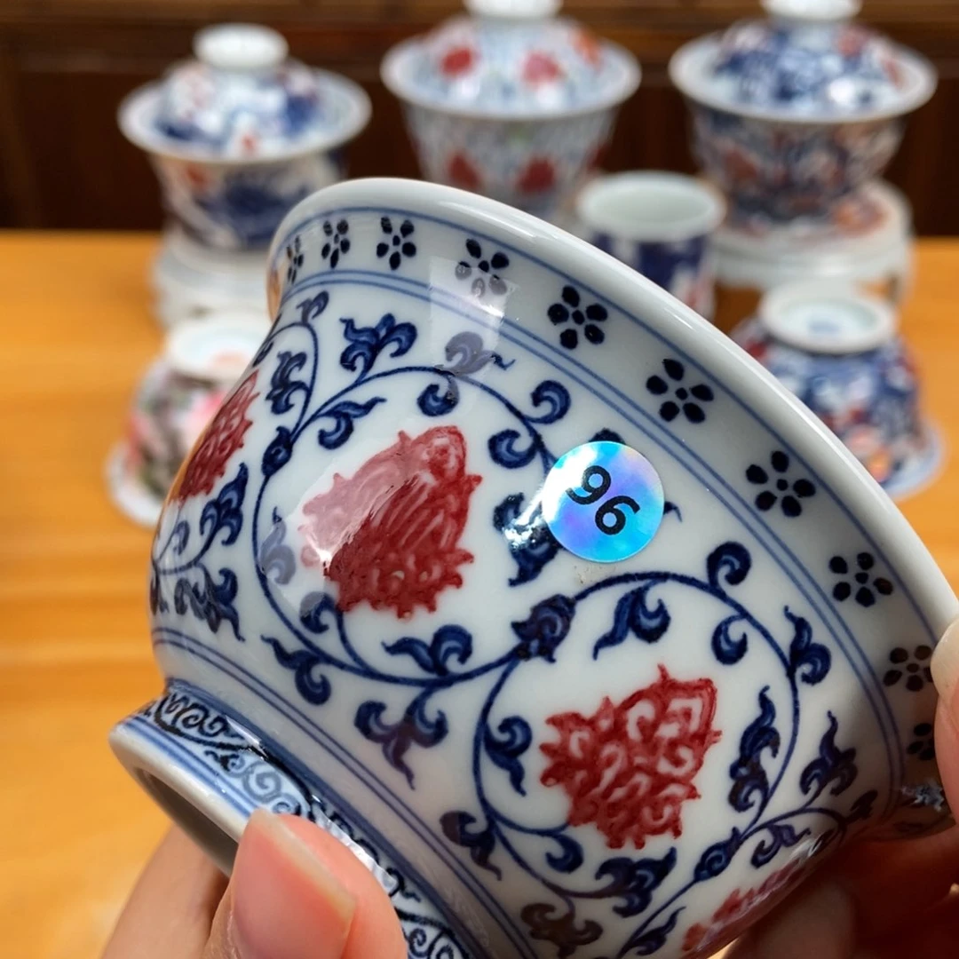 手绘现代茶具非古董