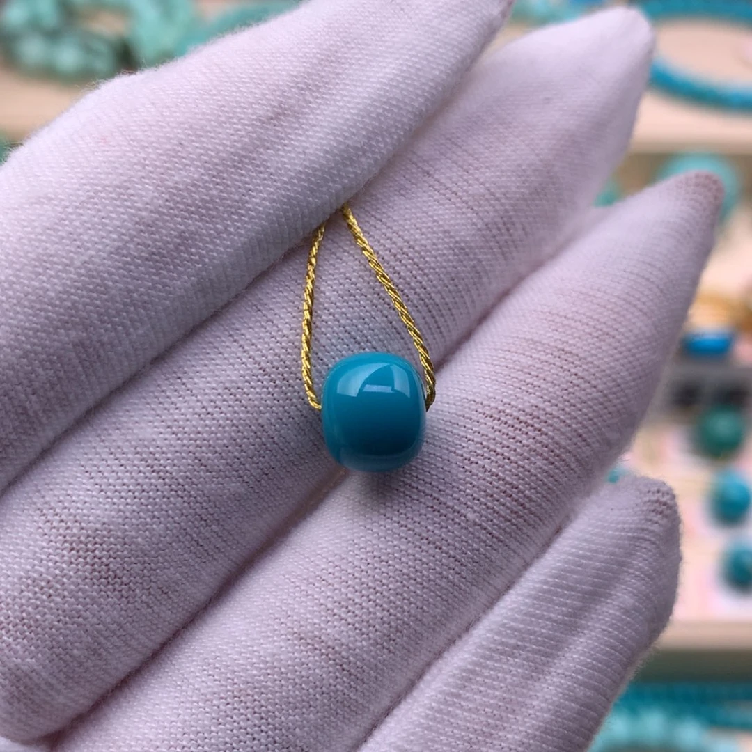 绿松石未镶嵌珠宝奇石8.5*7.2