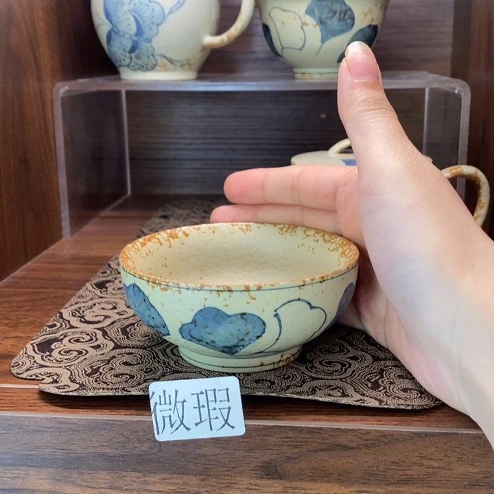 釉下老陶泥手工绘制