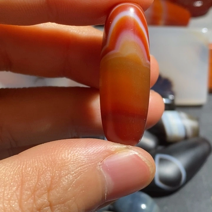 玛瑙/玉髓未镶嵌项链