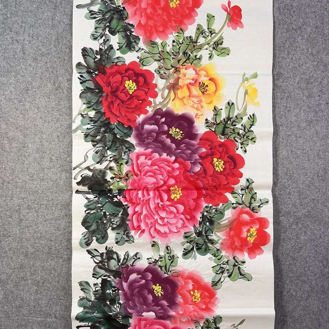 国画726 花鸟在此鸣叫时还要一
