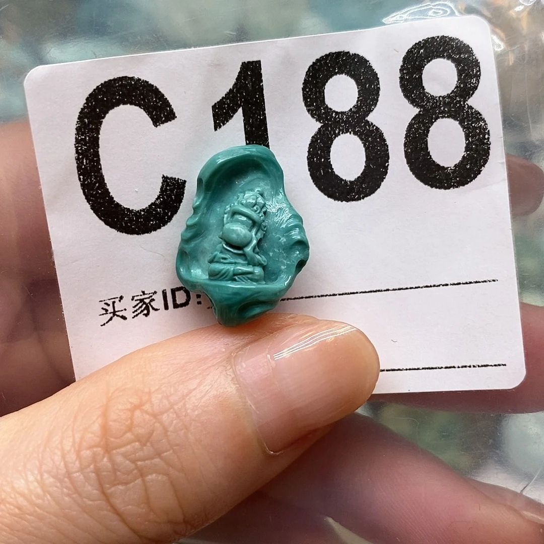 未镶嵌绿松石绿松石配饰定制