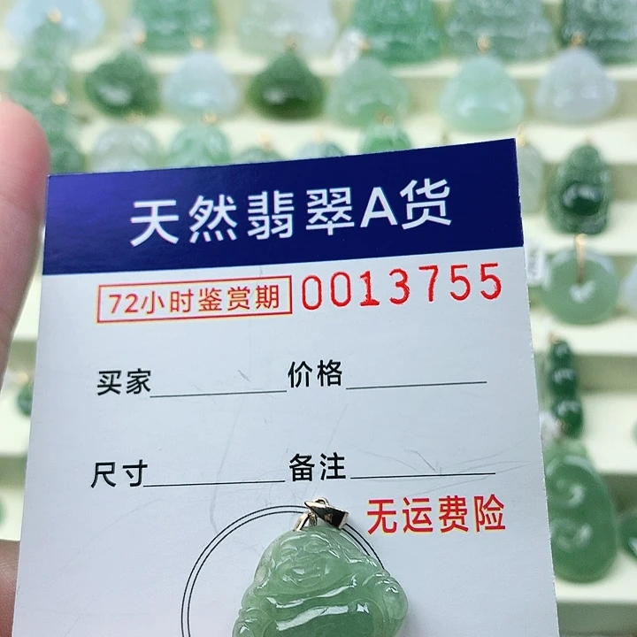 颈饰未镶嵌翡翠吊