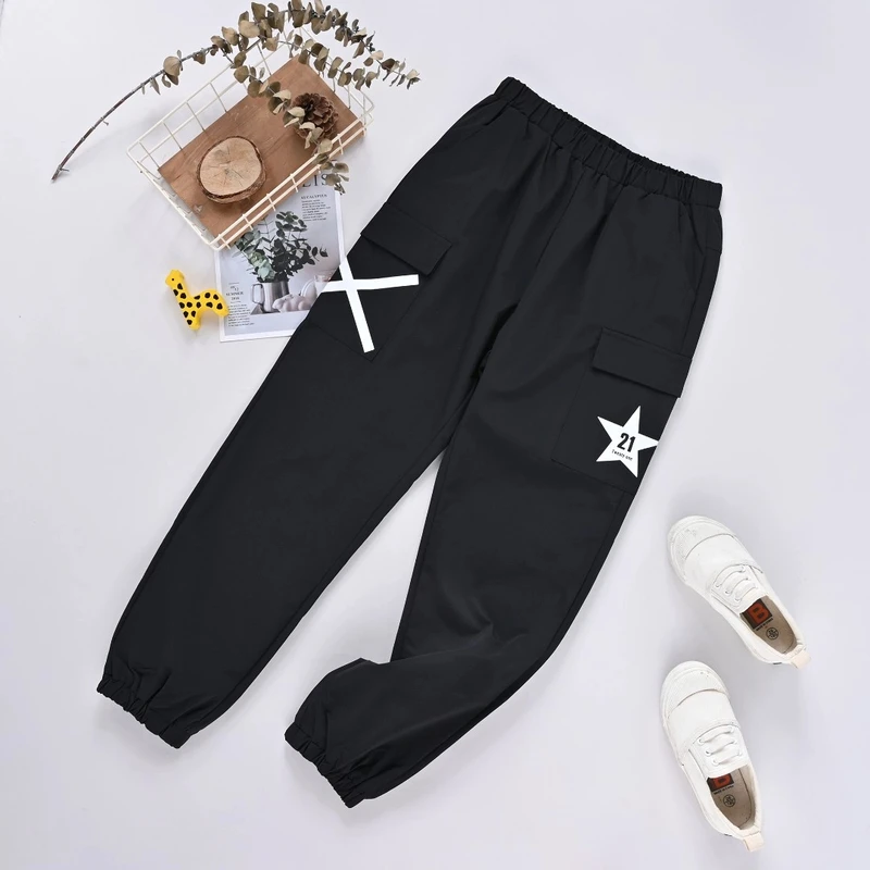 【优子壹家实体品牌童装】儿童秋新款休闲裤梭织双层长裤大童131813