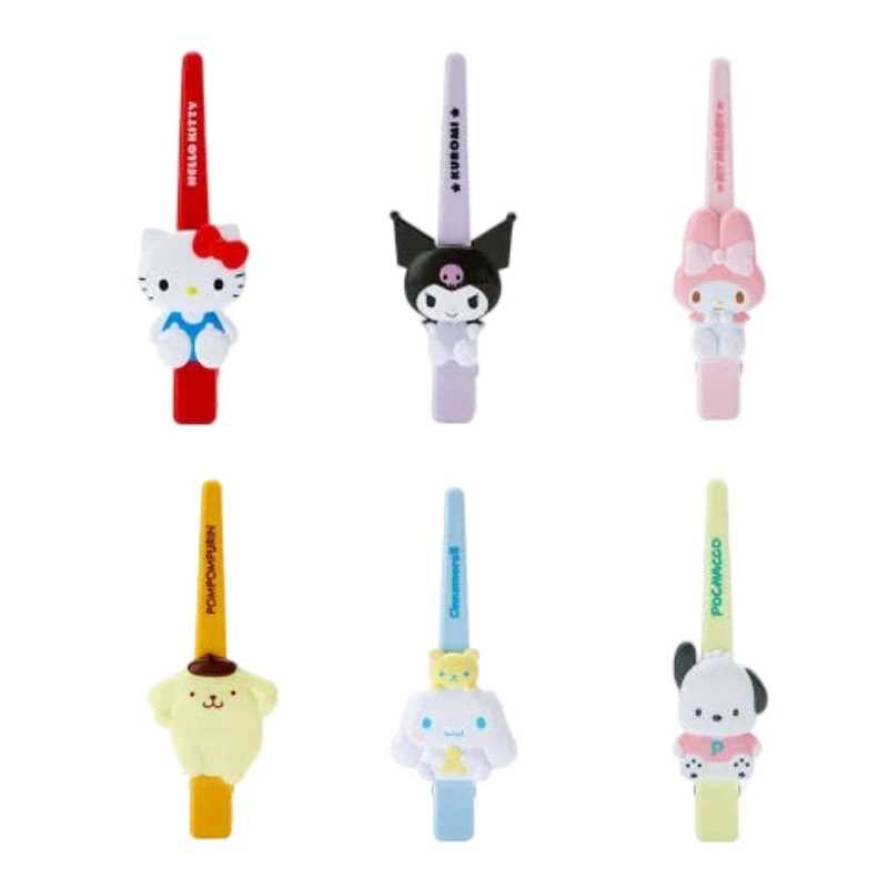 【进口】美乐蒂一字夹库洛米布丁狗帕恰狗丑鱼正版日版