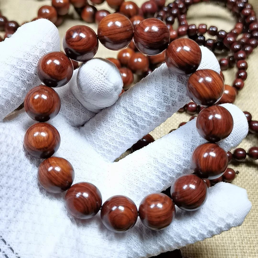 黄花梨/降香黄檀其他A****尊海黄老料1.5规格手串