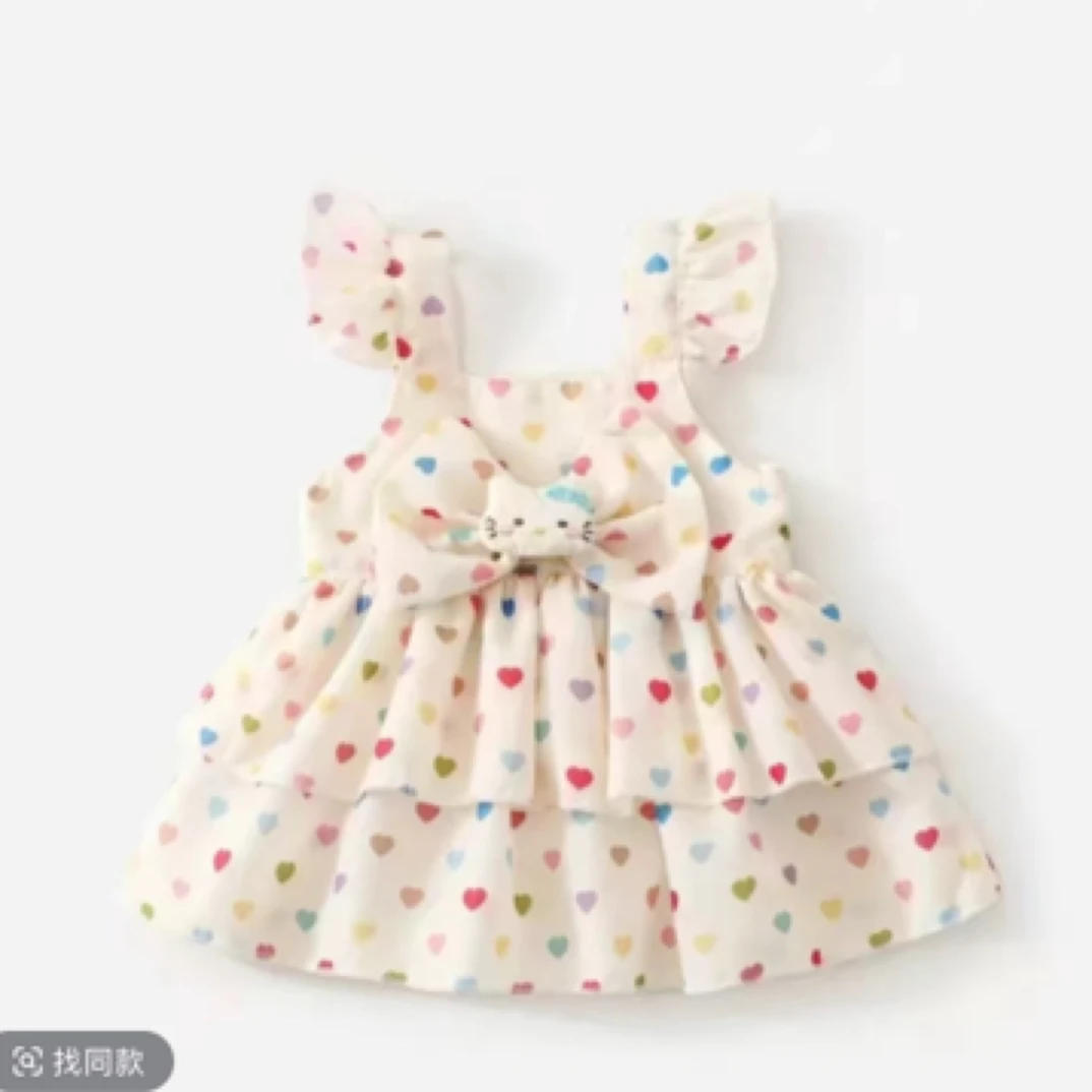 女童连衣裙夏装2025洋气新款女宝宝公主裙夏季小女孩婴儿背心裙子