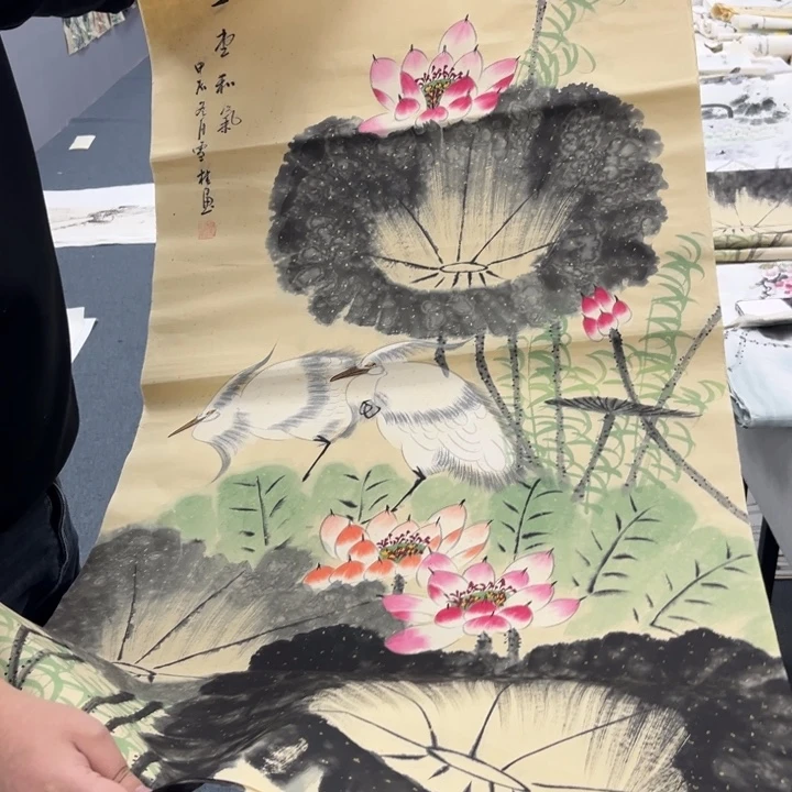 国画绘画手绘作品