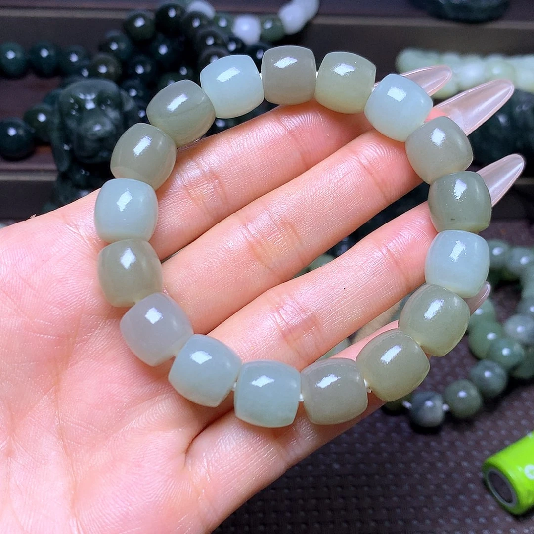 未镶嵌手串和田玉卡12