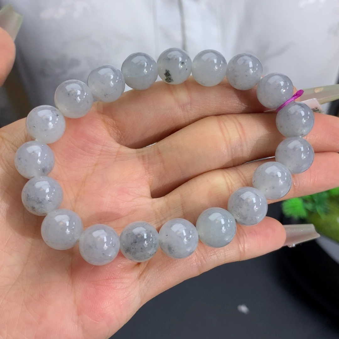 未镶嵌手链翡翠卡10胶润乌鸡手串