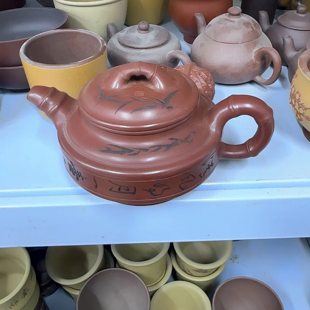 茶壶紫砂宜兴紫砂壶瑕疵处理