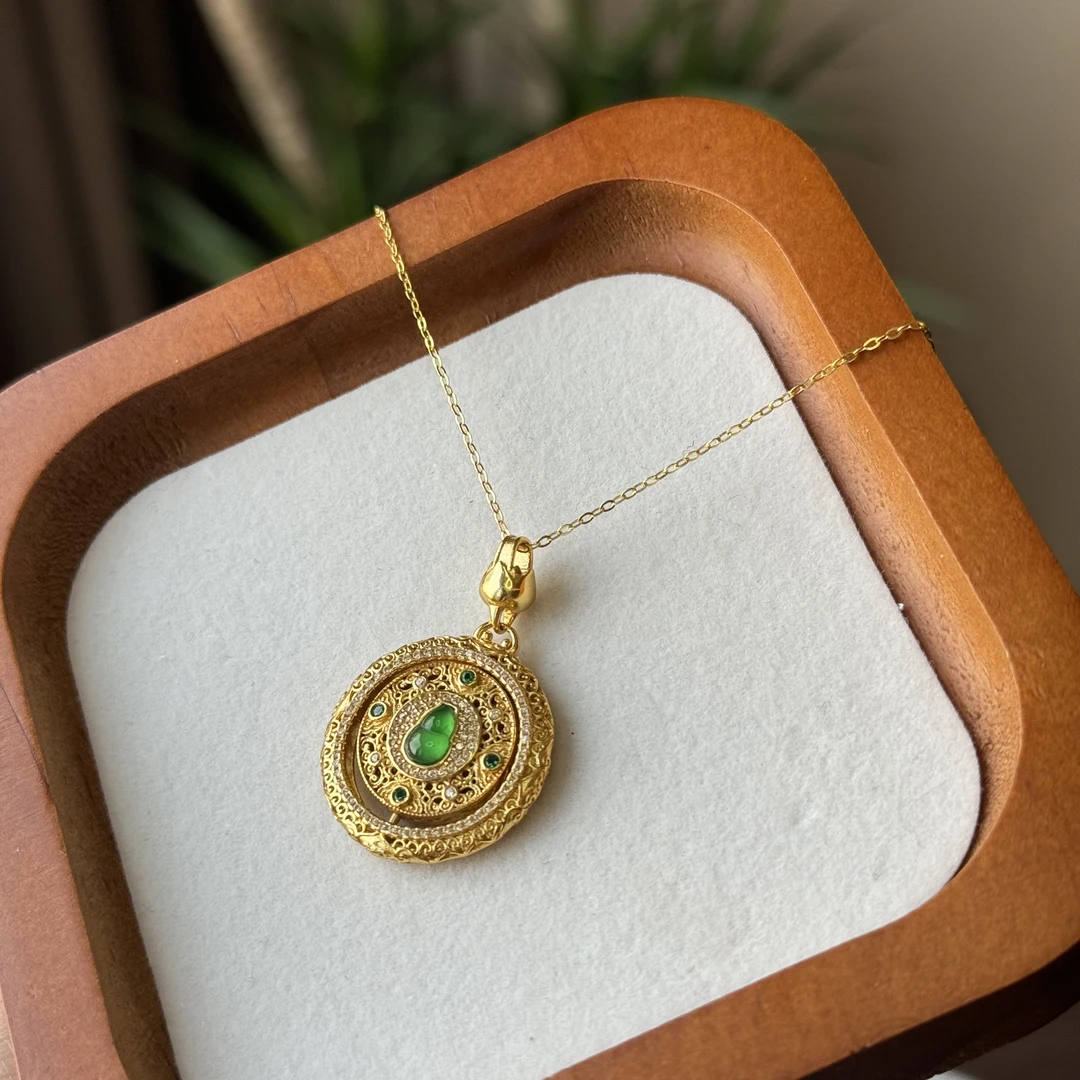 铜合金吊坠 悦己容[项链手链吊坠合集]复古风简约百搭款国风发饰