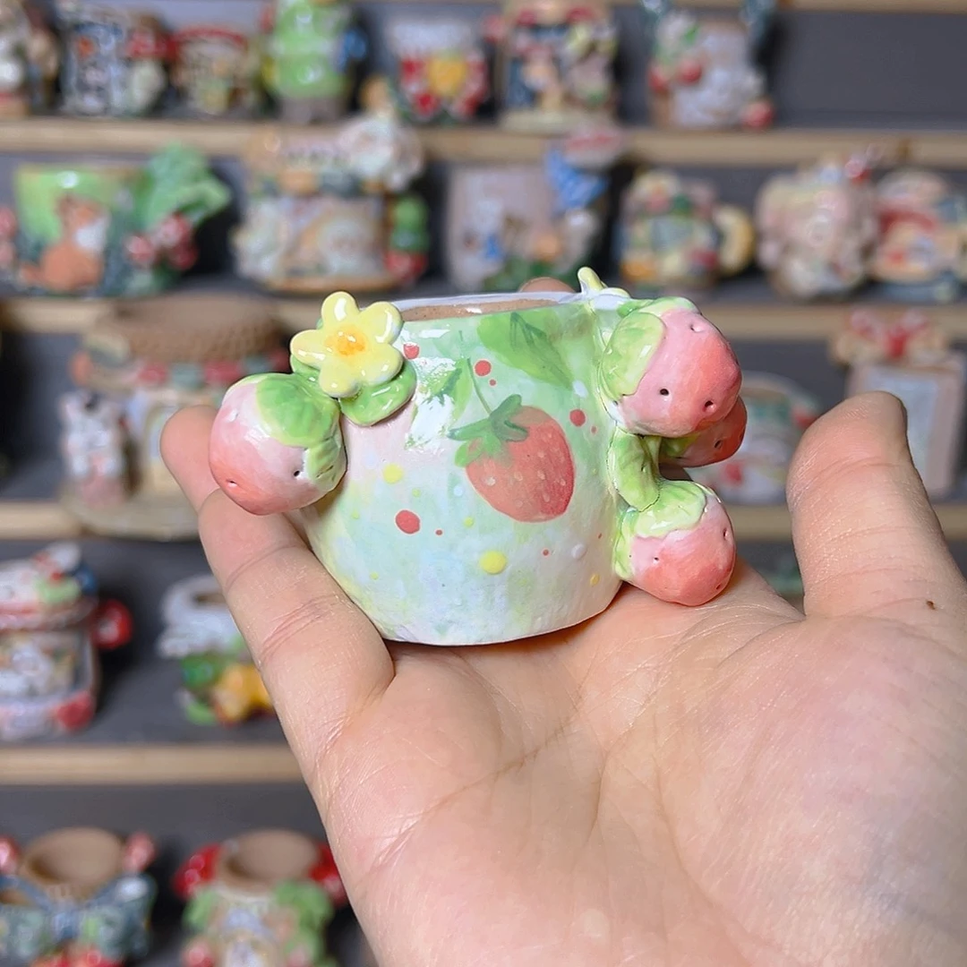 R****老梧家的手工多肉花盆