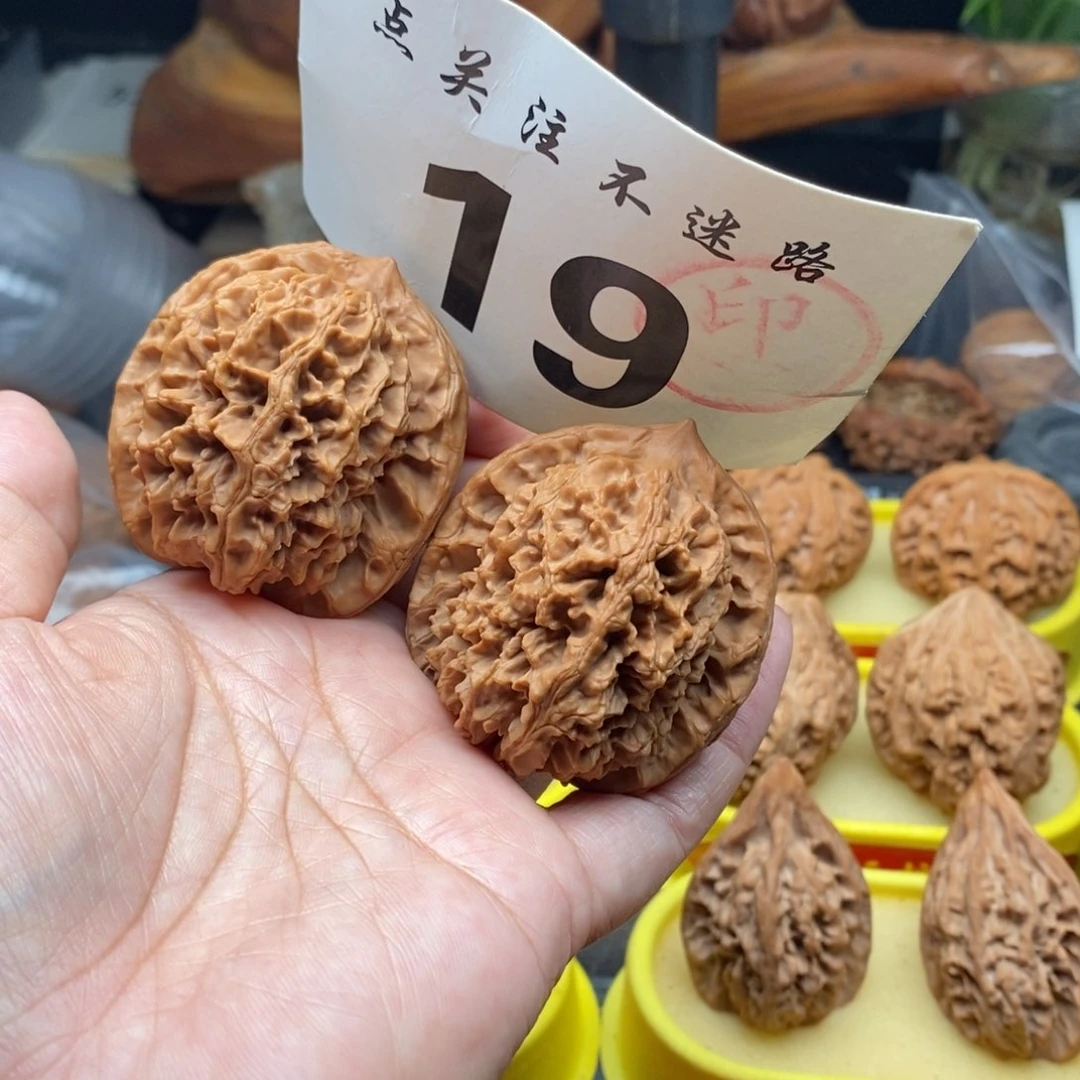 把件文玩核桃47大花52克