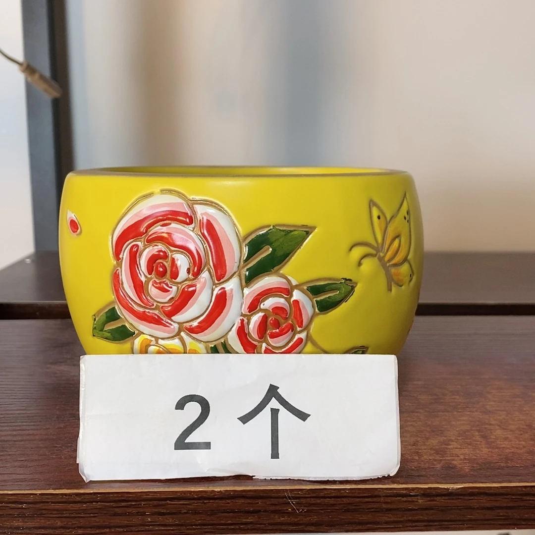 红陶韩式多肉植物花盆