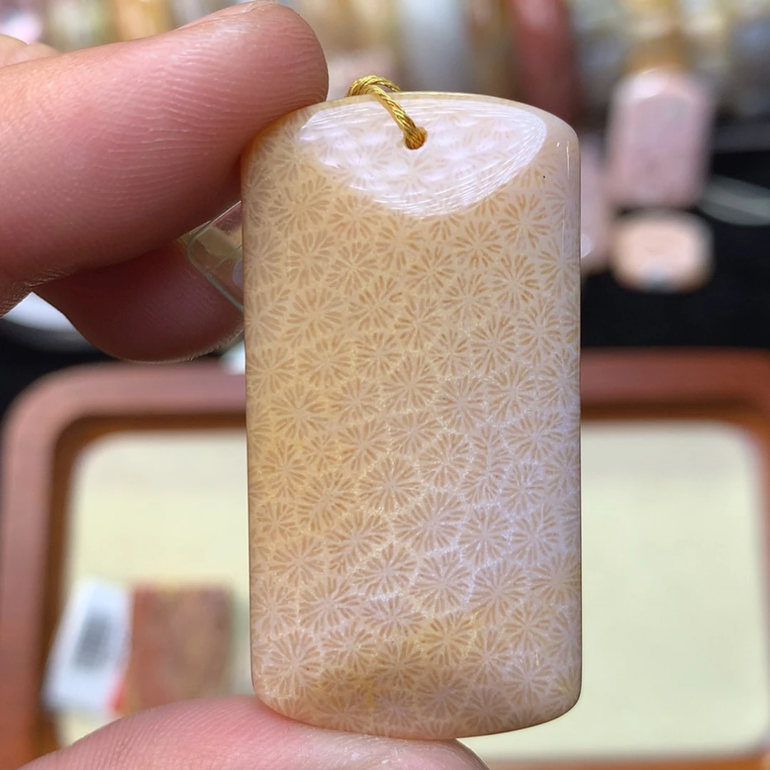 【闪购商品】硅化珊瑚(珊瑚玉)手链未镶嵌精品吊坠