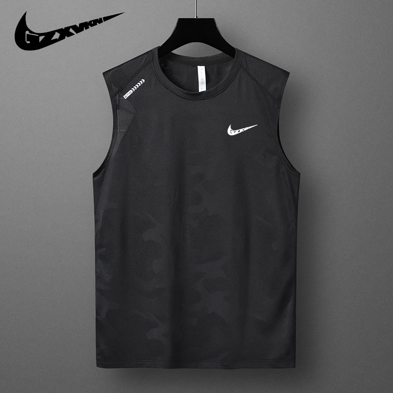 【一折专区】抢空下架｜夏季冰丝健身背心男士透气迷彩速干无袖T恤