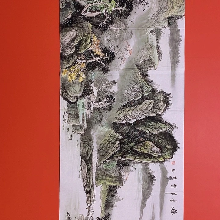 国画山水花鸟字画书画国画