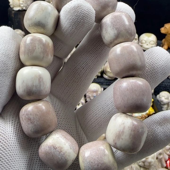 啊***非金属手串鹿角雕刻老型2.0