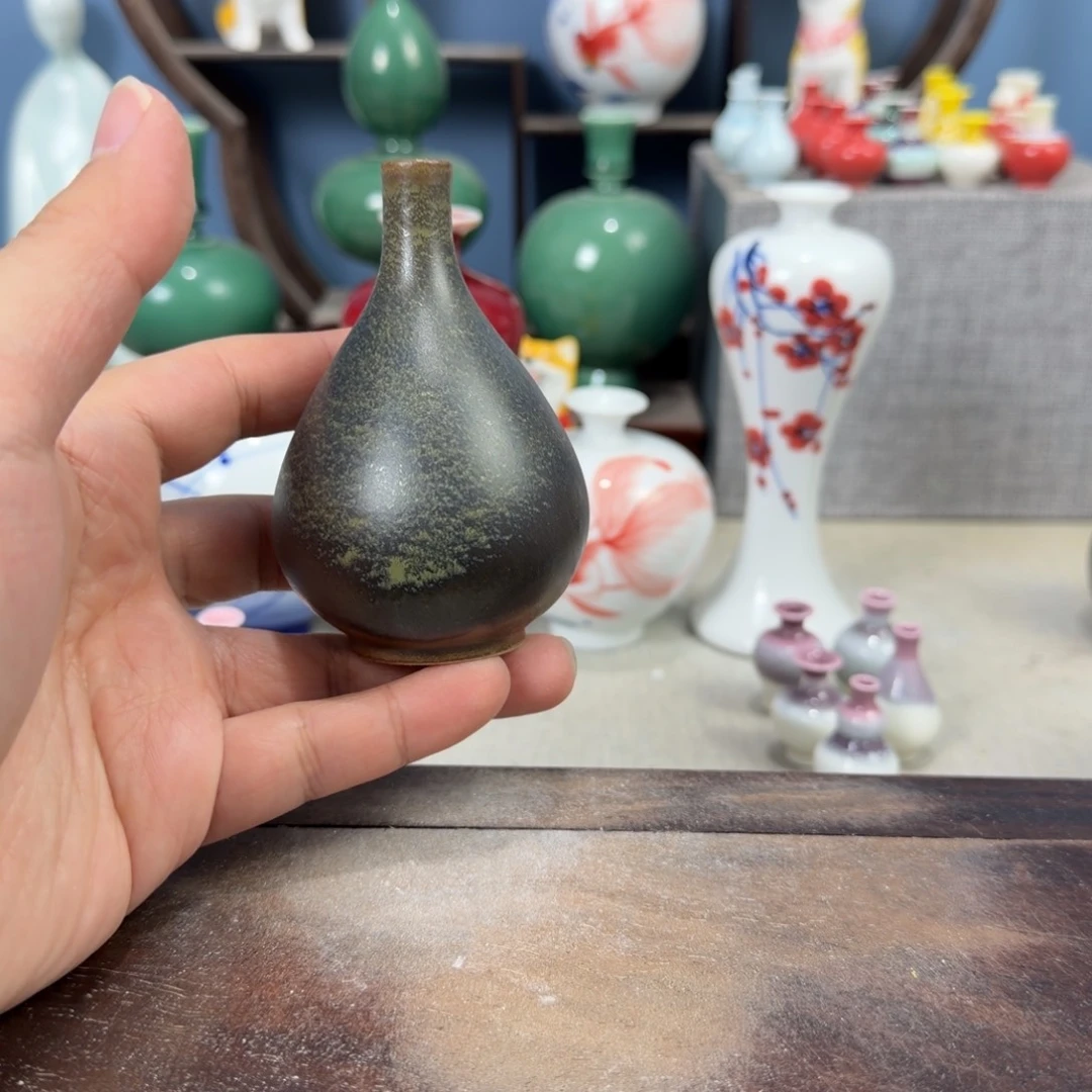 陶瓷手工小花器摆件