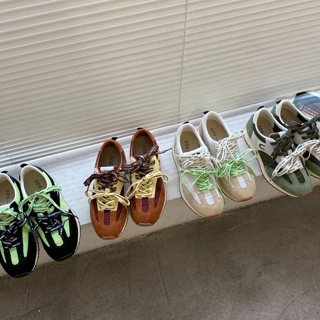 玲一一【多巴胺】新款夏季时尚防滑透气运动百搭韩版网面潮流休闲鞋