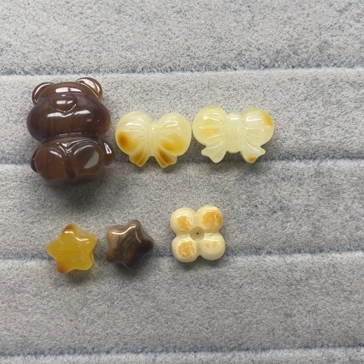 裸石琥珀未镶嵌泽*天然蜜蜡配件