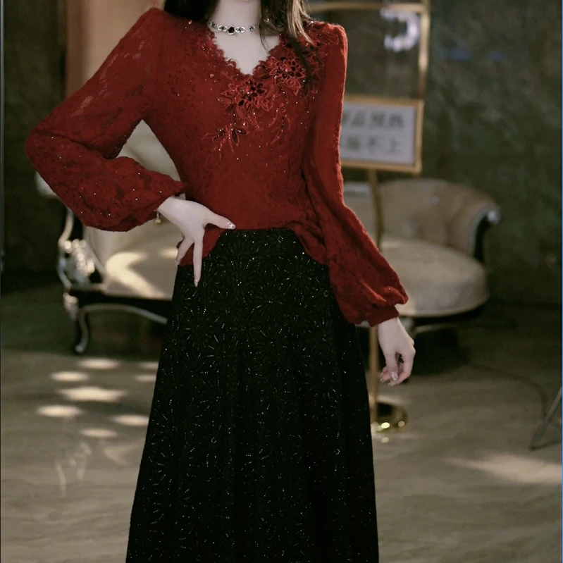 SEJI/瑟纪【玫瑰密语】重工气质上衣