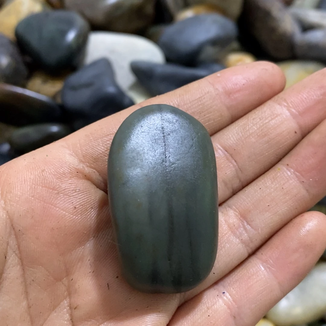 和田玉未镶嵌挂件55