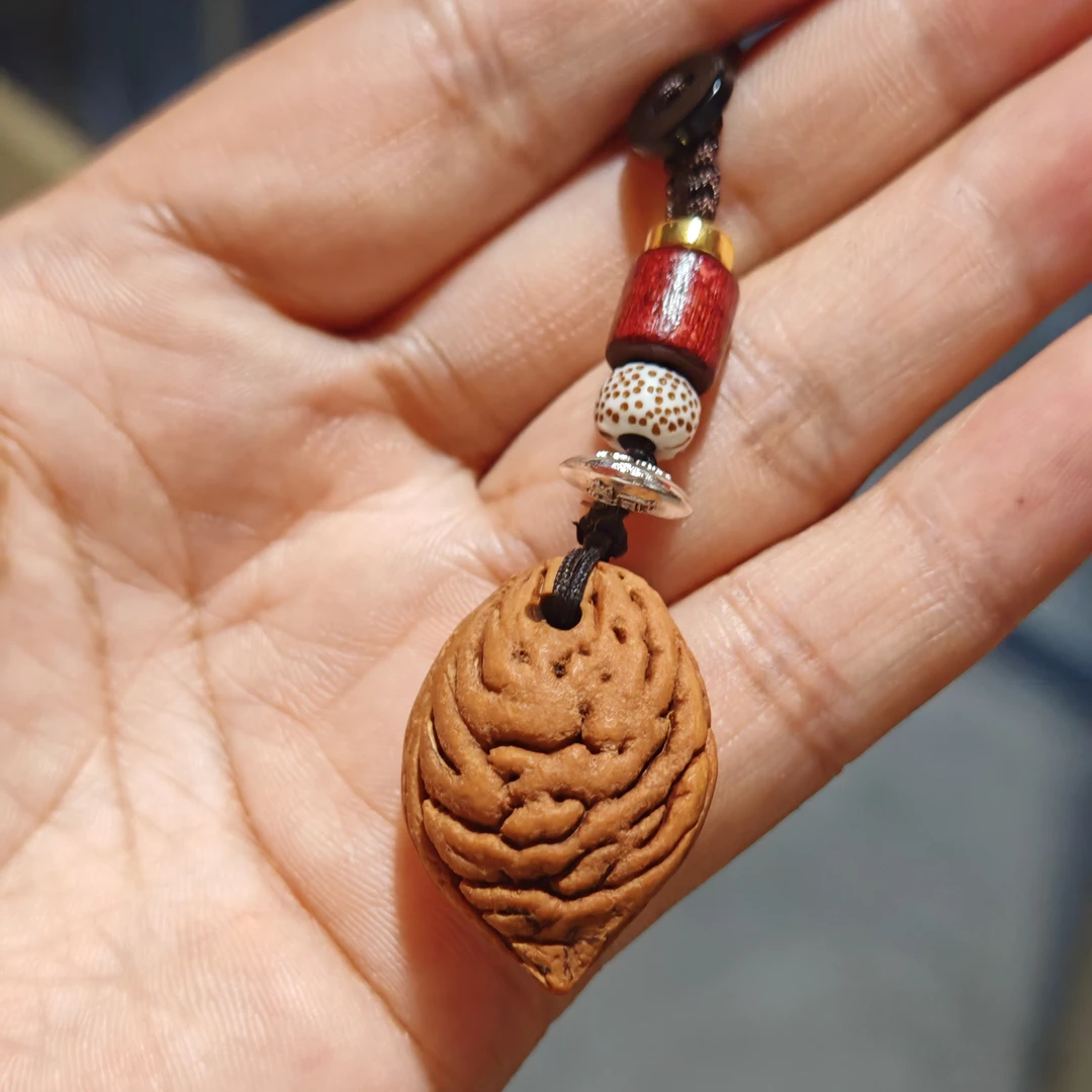 天然桃枭钥匙扣挂件手链个性潮流便携装饰