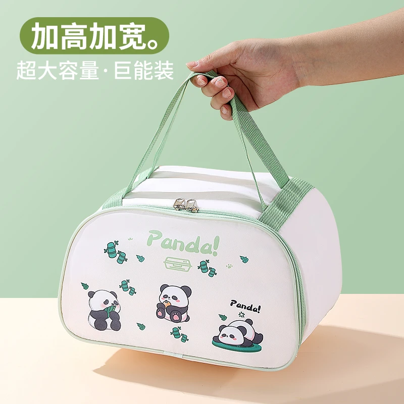 饭盒手提袋子餐包手提小学生饭盒袋手提包饭盒包保温袋便当包丘丘