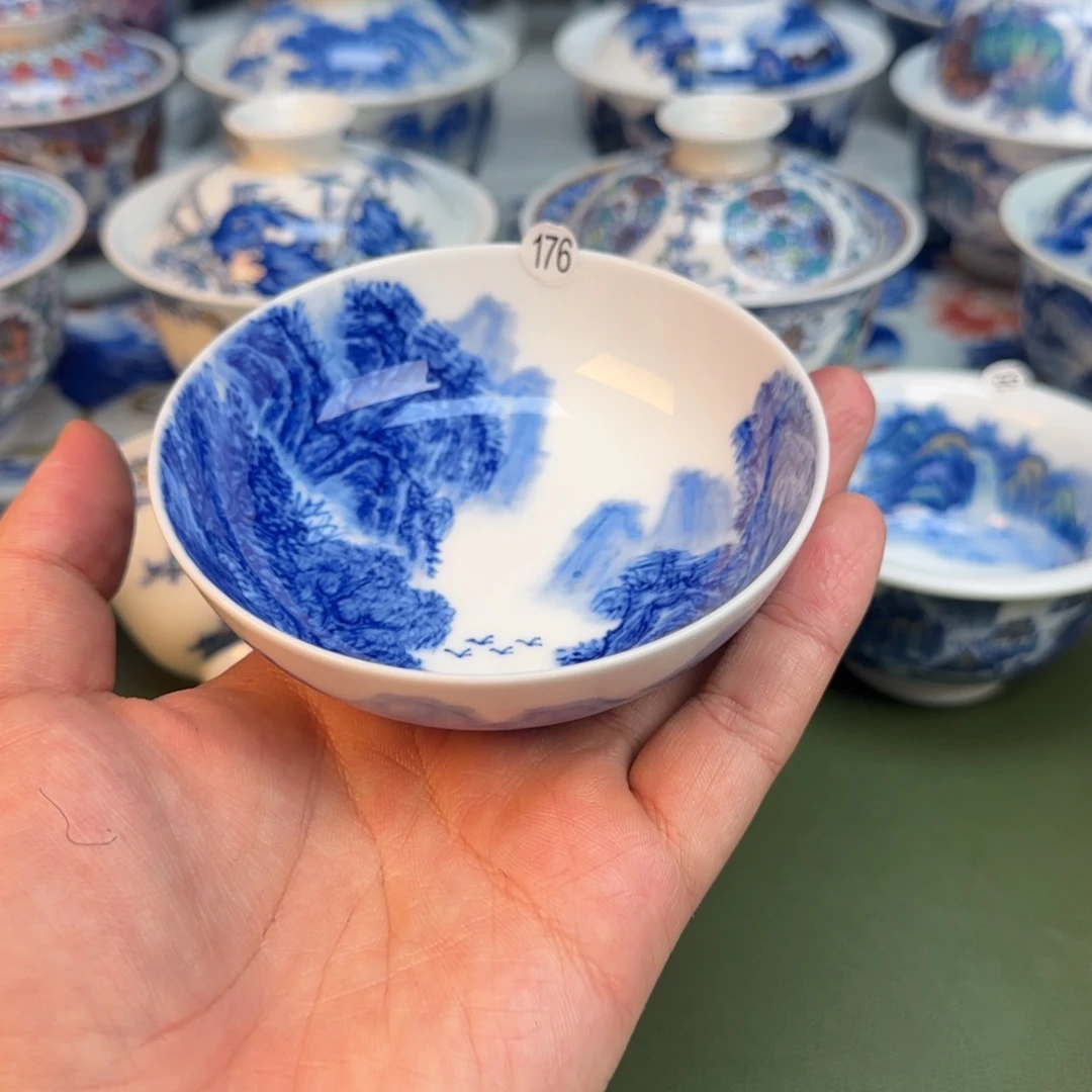 彦祖纯手工手绘茶具176