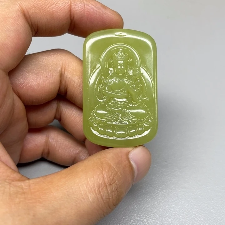 和田玉未镶嵌吊坠(不含链)M**四