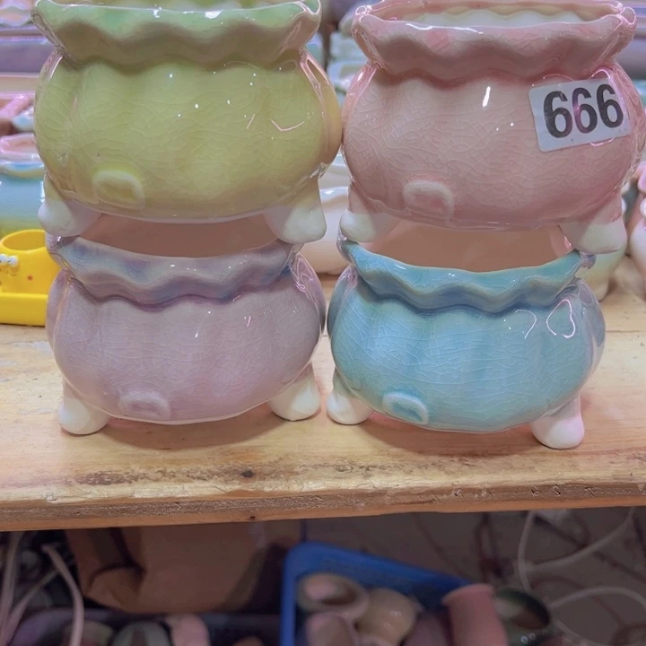 陶瓷花盆当场凑满12包邮