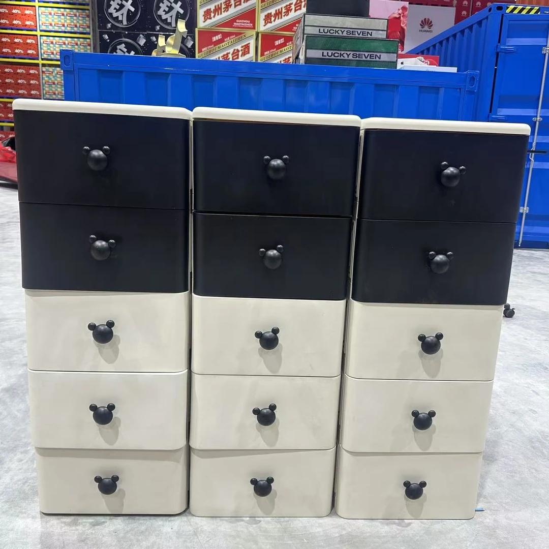 柜子童衣柜抽屉式收纳柜多层客厅储物柜置物柜斗箱家用四层