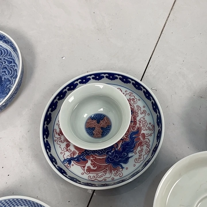 陶摆件景德镇麒麟壶承加压手杯jj