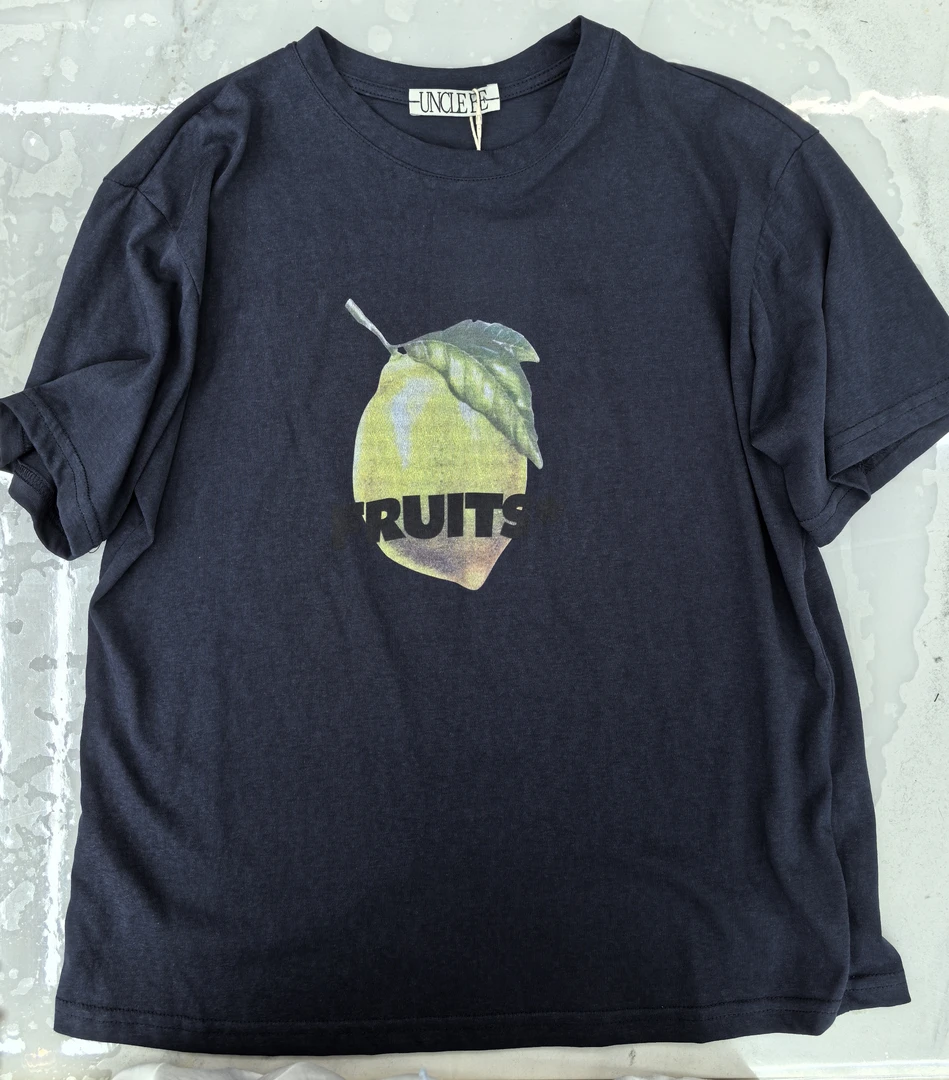 轻薄款常规袖短袖T恤圆领拼色普通款印花时尚减龄亲肤款夏季短袖