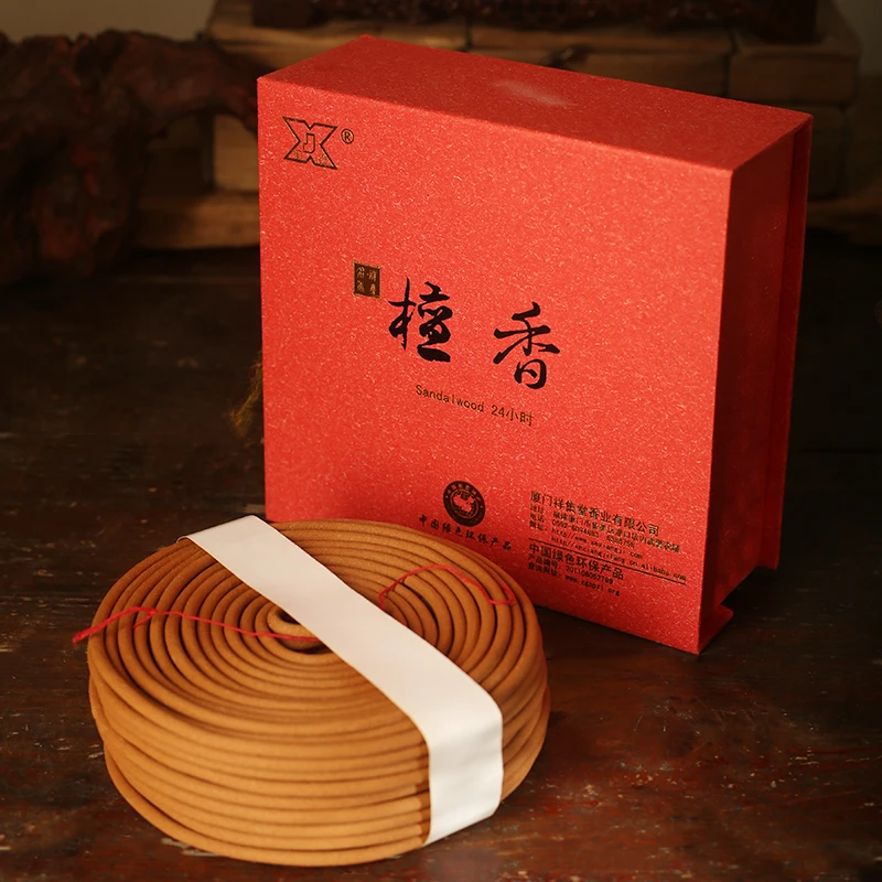 【郑师傅】红盒檀香 盘香  24小时盘香  卧室客厅家居手工香薰