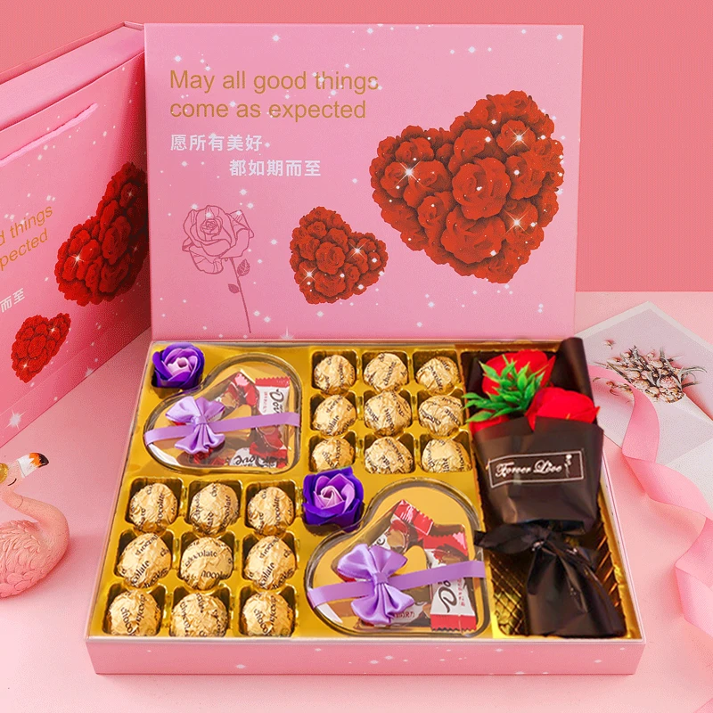 德芙浪漫爱心巧克力礼盒装生日礼物送女友女生节日男生中秋节礼品