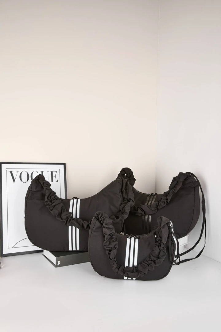 防水云朵包腋下包纯色拉链单肩车缝线时尚百搭休闲潮流单肩斜挎包