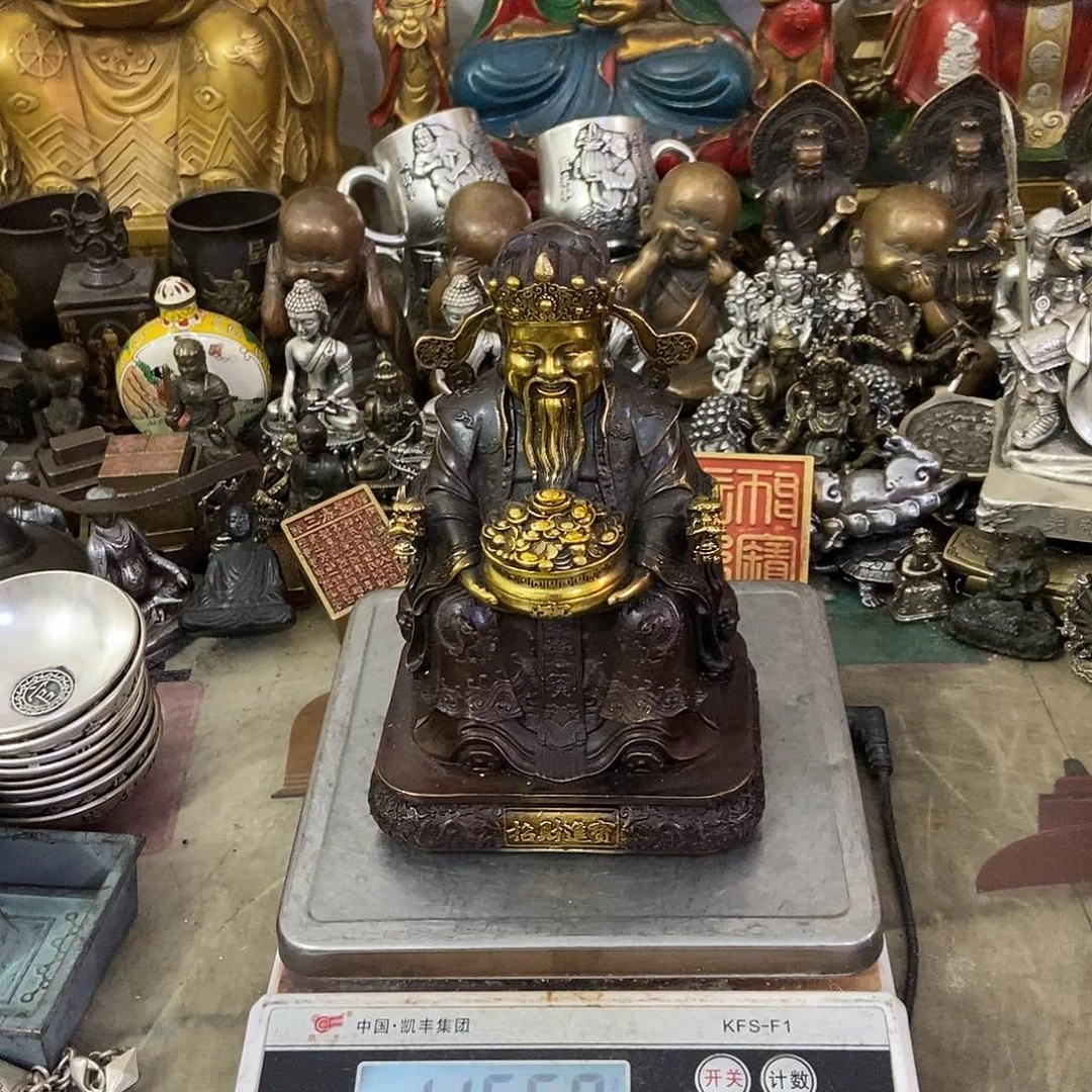 彡****?欧阳黄铜摆件老杨黄铜摆件摆