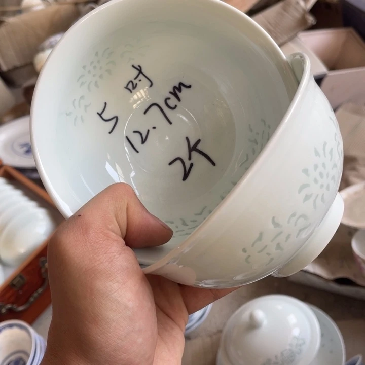 碗瓷景德镇高温细白瓷餐具