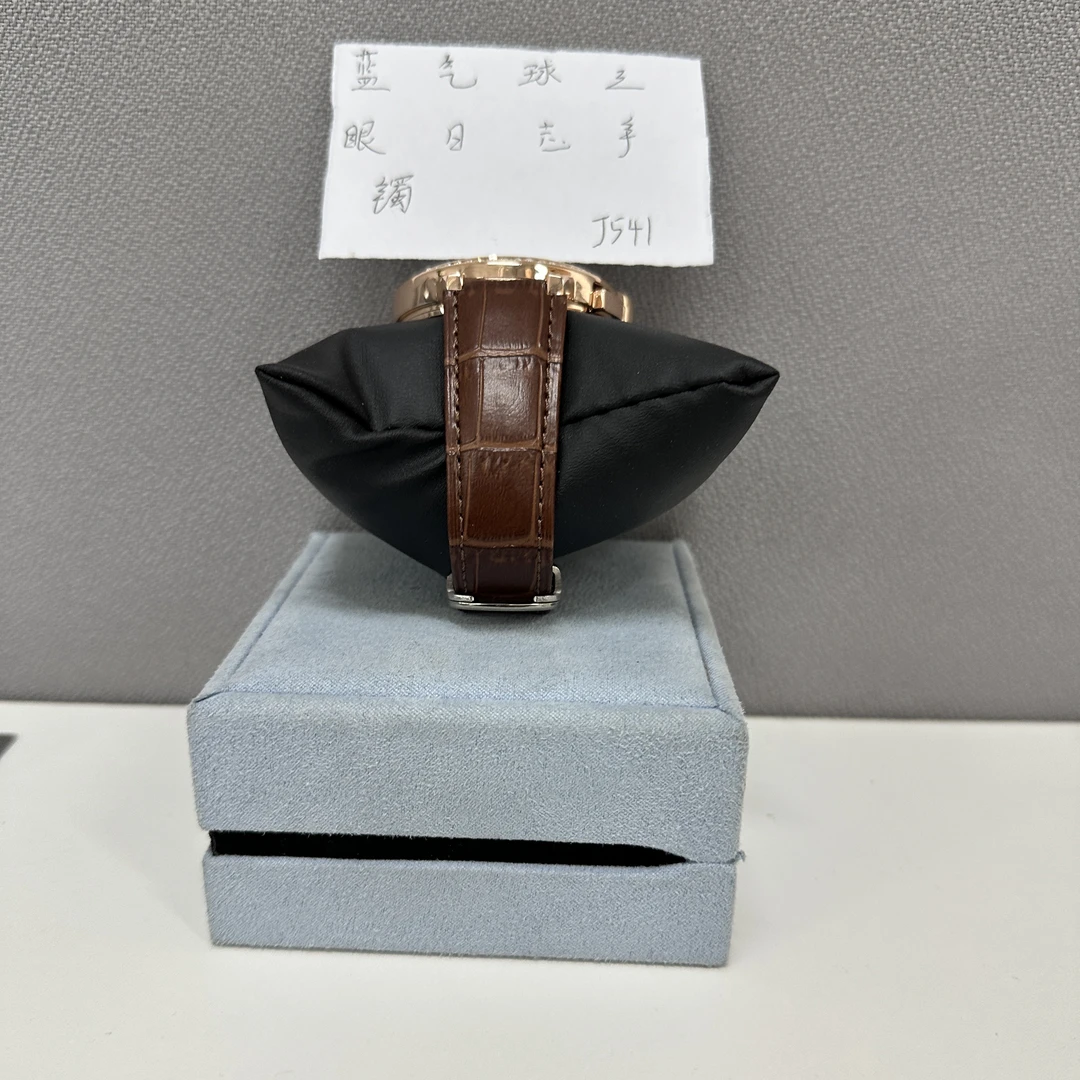 钛钢合成锆石手镯 蓝气球三眼日志手镯 ZF-J541