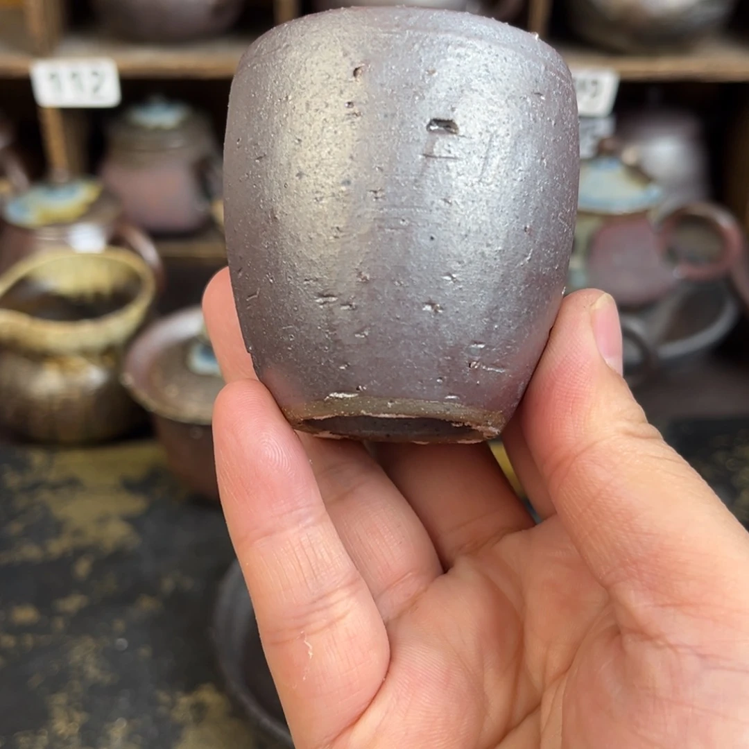 柴烧茶器主人杯子