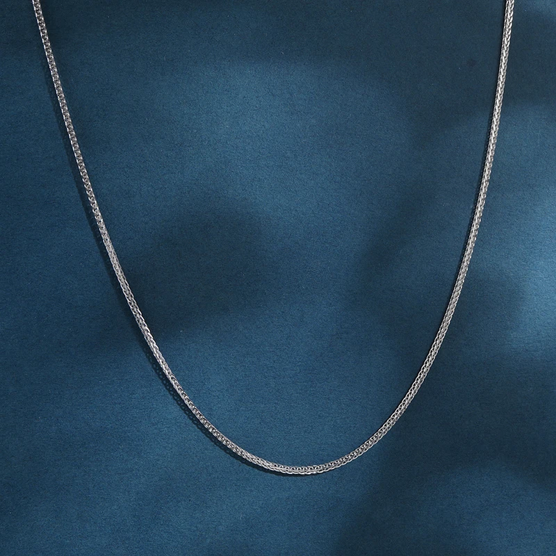 罗威曼铂金pt950肖邦链龙虾扣头素链【特价款不支持七天无理由】